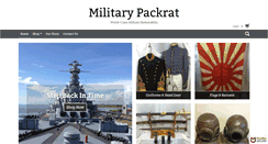 Desktop Screenshot of militarypackrat.com